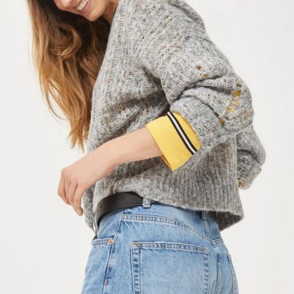 Topshop "Soft Neppy Jumper" Sweater Size 8 - Picture 4 of 5